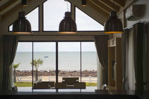วิวมองเห็นทะเล Beachfront Villa Nordic style
